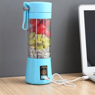 This is a mini food processor and personal blender cup, perfect for creating smoothies and juice blends on-the-go! The clever USB mixer and electric juicer machine make it easy to whip up nutritious beverages quickly and conveniently