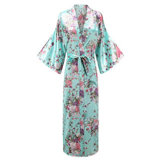Elegant Kimono Floral Loungewear